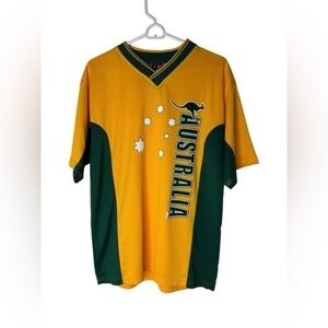 Vintage 🇦🇺Vintage AUSTRALIAN RUGBY JERSEY Australia Yellow Kangaroo | Grailed